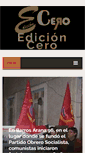 Mobile Screenshot of edicioncero.cl